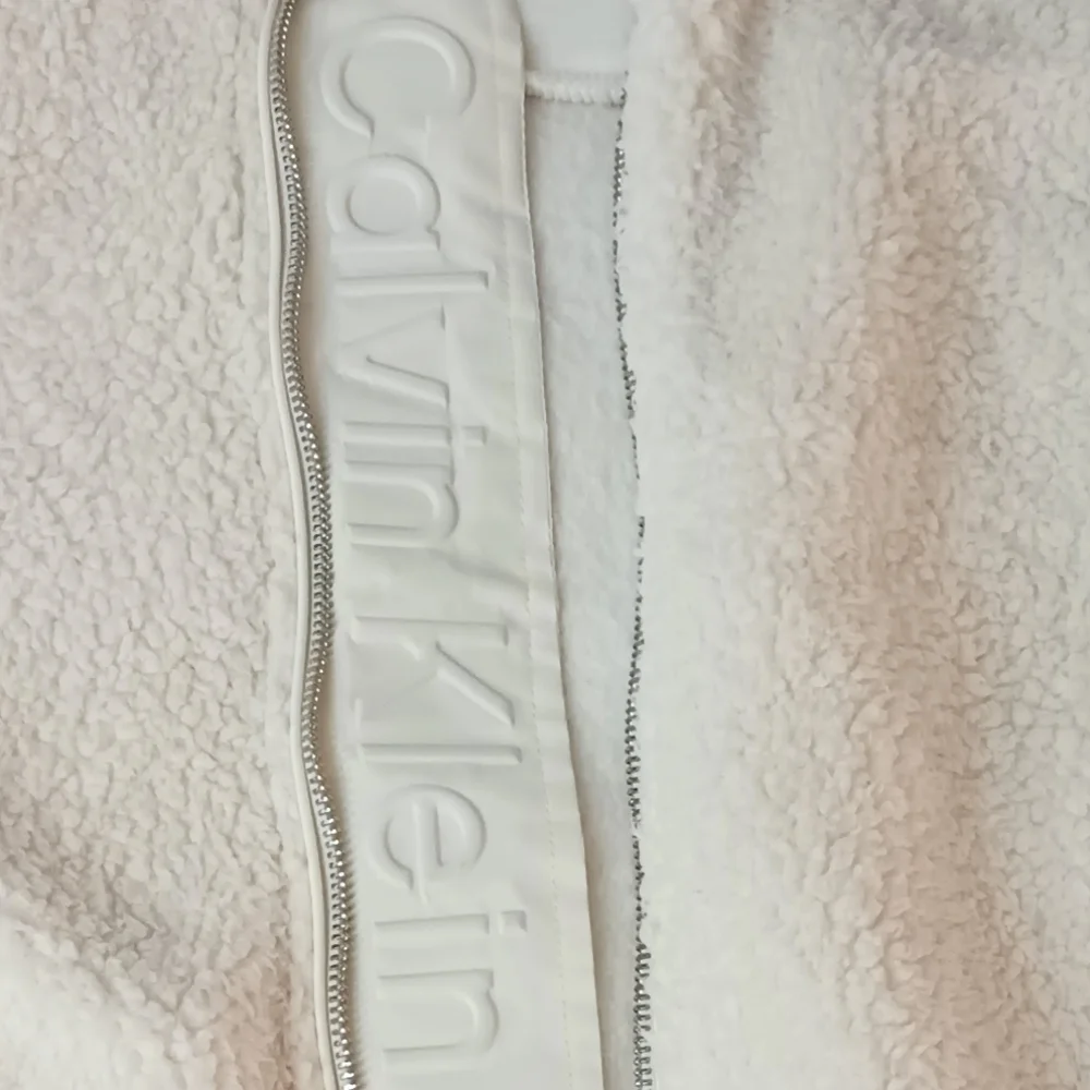 Calvin Klein Cream Teddy Fleece‎ Jacket M